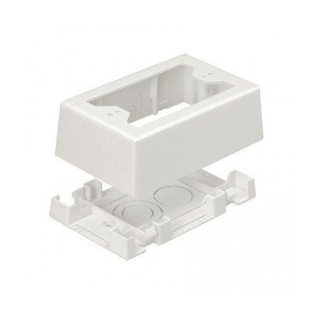 Caja Aparente Panduit JBX3510WH-A - Color blanco, PVC