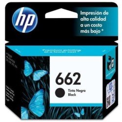 Cartucho de tinta negro HP 662