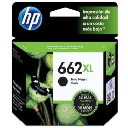 Cartucho de tinta negro HP 662xl