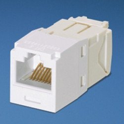 Jack Panduit CJ688TGWH - Color blanco, Cat 6