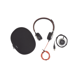 Jabra Evolve 40 Duo con Conexión USB / 3.5 mm, indicador de ocupado y cancelación de ruido pasiva (6399-823-109)