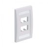 Placa Ejecutiva Panduit CFPE4WHY - Color blanco