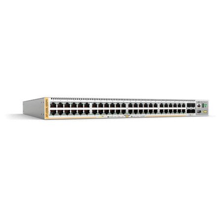 Switch PoE+ Stackeable Capa 3, 48 puertos 10/100/1000 Mbps + 4 puertos SFP+ 10 G, hasta 740 W, fuente redundante