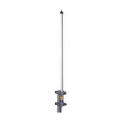 Antena base UHF 440-460 MHz, Fibra de Vidrio, 10 dB de Ganancia, Serie