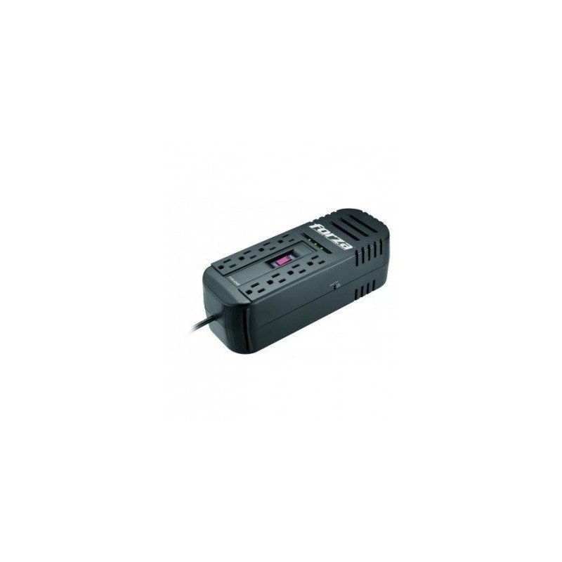 Regulador Forza - Negro, Hogar y Oficina, 2200 VA, 1100 W