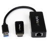 Juego de adaptadores HDMI a VGA y Ethernet StarTech.com - USB, Negro