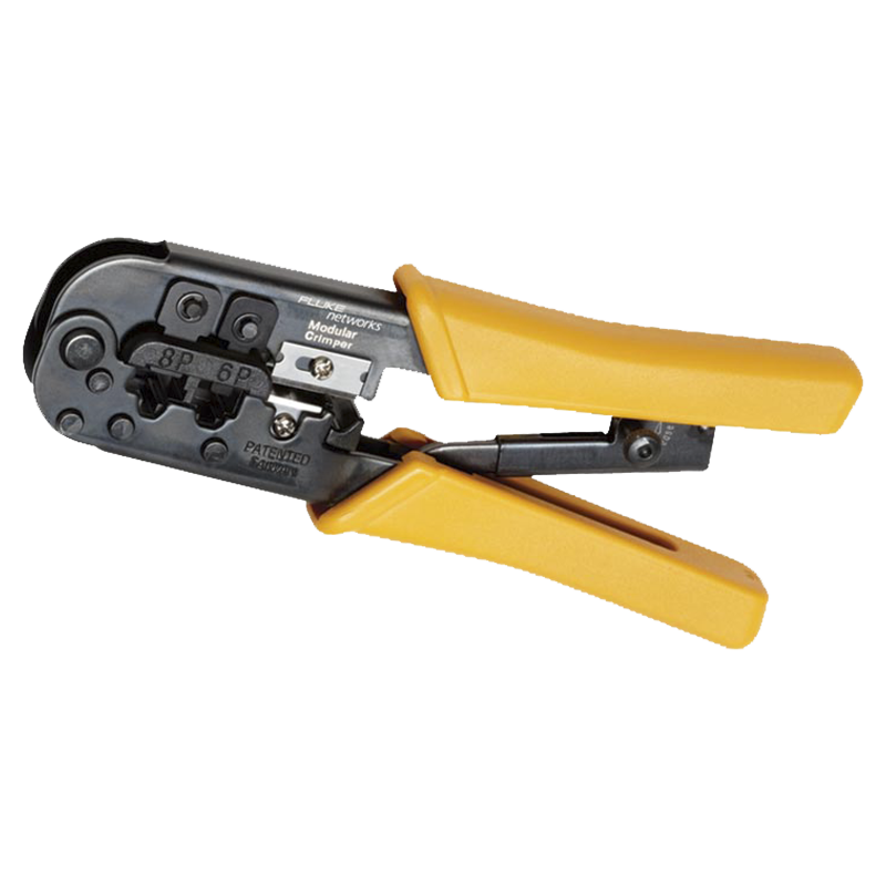 Pinzas para terminación de conectores RJ45 de 8 posiciones y RJ11/RJ12 de 4 y 6 posiciones