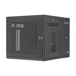 Gabinete PanZone de Montaje en Pared, de 19in, Puerta Perforada, 12 UR