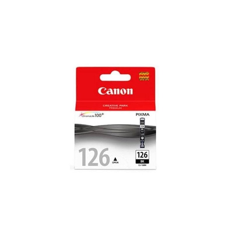 Cartucho Canon CLI-126 negro para IP4810, MG5210, MG6110