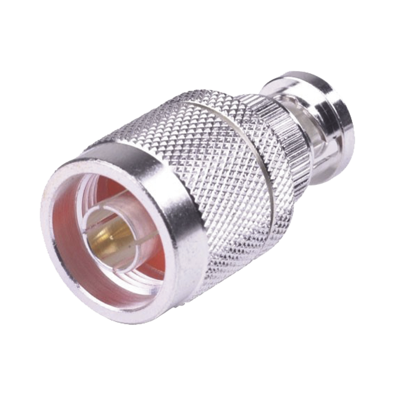 Adaptador N macho a BNC macho AG/AU/teflón