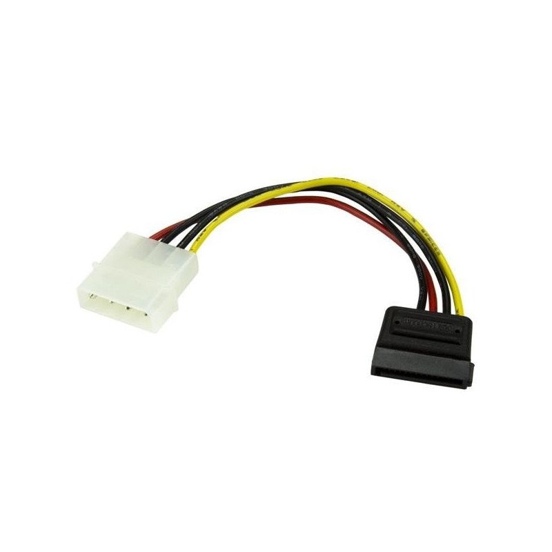 Cable de alimentación StarTech.com SATAPOWADAP - 0, 15 m, Negro