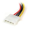 Cable de alimentación StarTech.com - Macho/hembra, 0, 1525 m, SATA, Mu