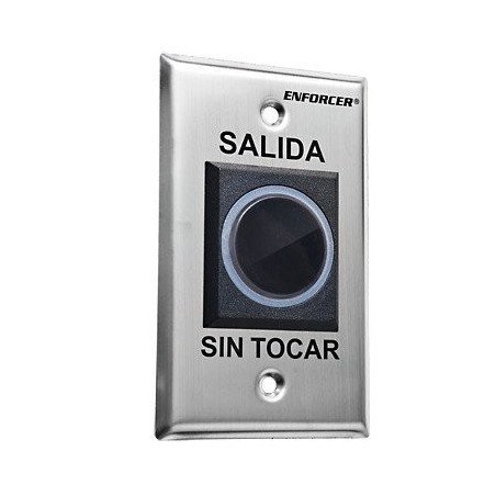 Botón sin contacto iluminado normalmente abierto y cerrado