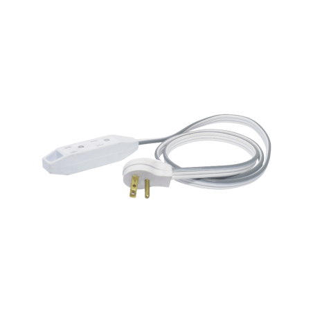 Extensión eléctrica plana 127VCA l-n-t 1M 3 tomas 13A max