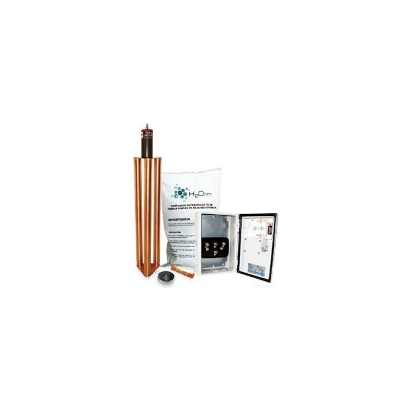Kit Antivandálico de Puesta a Tierra de 100 Amperes con Electrodo, Fil