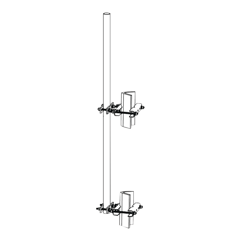 MONTAJE C/MASTIL 4IN X 6FT para PIERNA D/TORRE ST