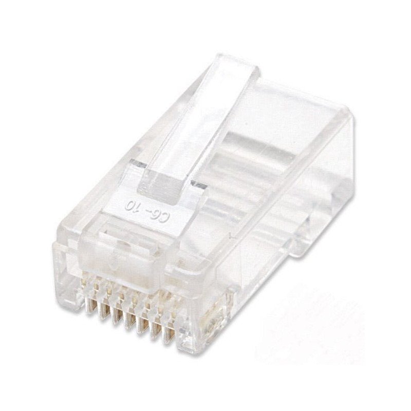 Plug RJ45 Cat 6 Intellinet UTP multifilar 100 piezas