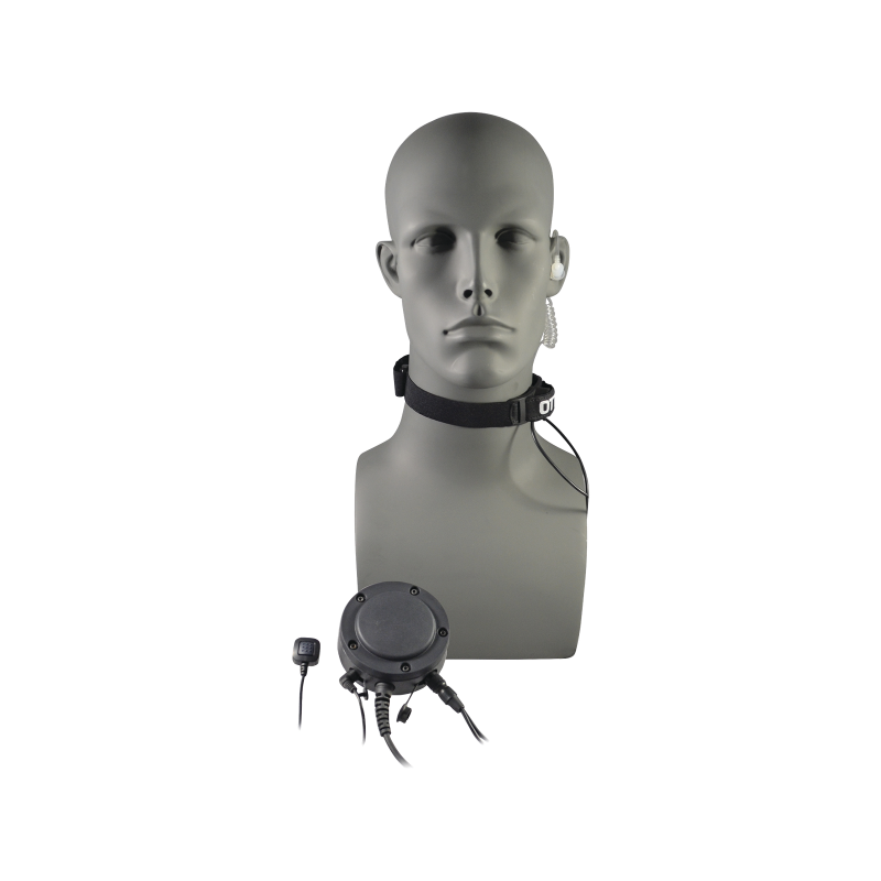 Micrófono de garganta C, PPT GDE para Kenwood NX200/300/410/5000/TK480/2180/3180