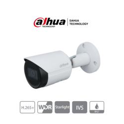 Dahua IPc-hfw2831s-s2 - cámara IP bullet 4k, 8 megapixeles, h.265+, WDR real, lente de 2.8 mm, IR 30 m, IP67, ivs, ranura microS