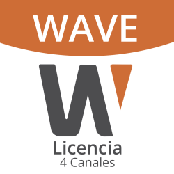 Licencia Wisenet Wave Para 4 Canales de Grabador Hanwha