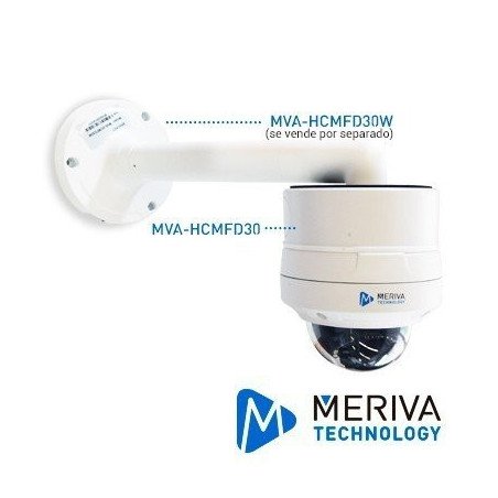 Base redonda Meriva Technology MVA-HCMFD30 junction box IP66, aluminio, compatible MVA-HCMFD30W