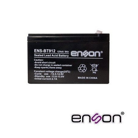Batería de respaldo 12v 9a Enson ENS-BT912