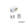 Conector Jack RJ45 cat6 90grados Enson ENS-JC6WH blanco