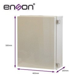 Gabinete NEMA polyester Enson ENS-PCE4050 500x400x200 grado de protecc