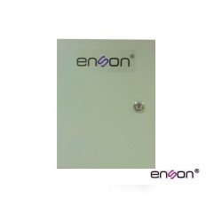 Fuente de poder tipo caja para cámaras 12v 10a Enson PSB10A-1209BACKUP 9cam con respaldo y cargador no incluye batería. Compatib