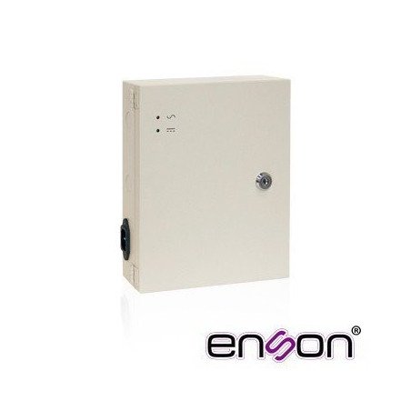 Fuente de poder cam caja 12v 10a Enson reg. PSB-1209 9cam max14vdc 1.5a