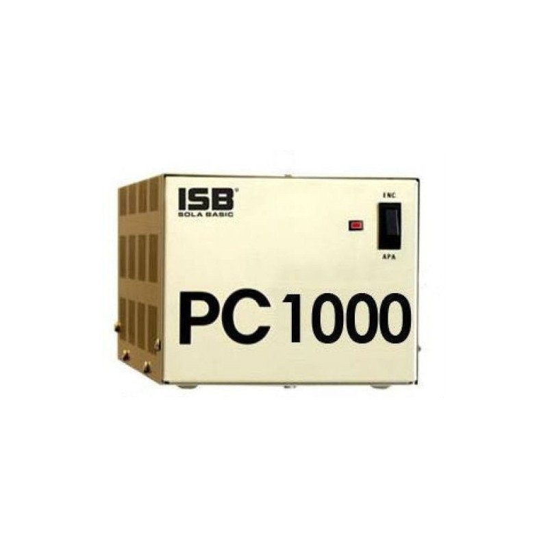 Regulador de voltaje sola Basic PC1000 4 contactos monofásico 60hz 120