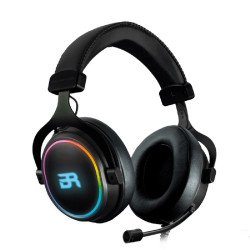 Audífonos gamer balamrush-spectrum, Acteck, conexión USB, 7.1 canales, RGB spectrum programable, luz RGB, color negro, orphix, b
