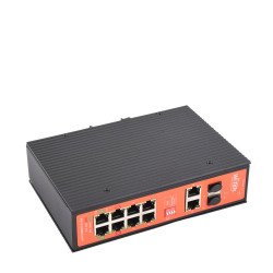 Switch no administrable 5 puertos PoE gigabit, 1 SFP, alimentación DC