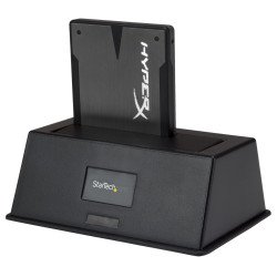 StarTech.com Docking Station USB 3.0 (5Gbps) a SATA III para Discos Duros y SSDs de 2,5/3,5" - con Bahía de Carga Superior