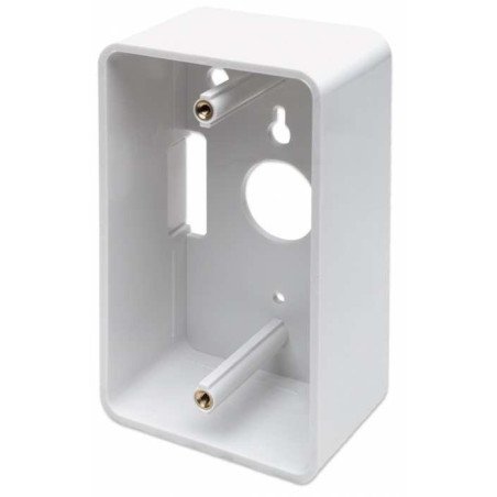 Caja blanca para pared Intellinet con 4.8 cm de profundidad