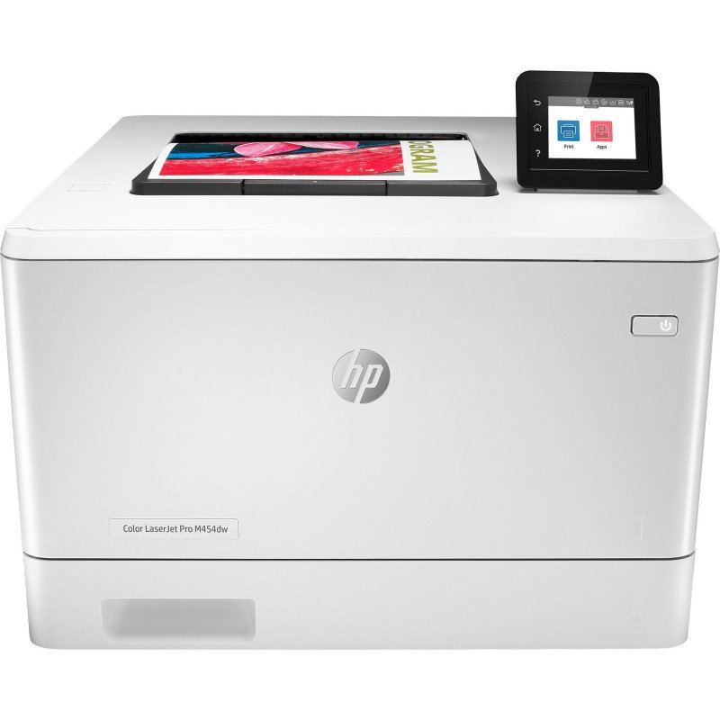 Impresora HP color LaserJet pro M454DW 28 ppm, inalámbrica, dúplex
