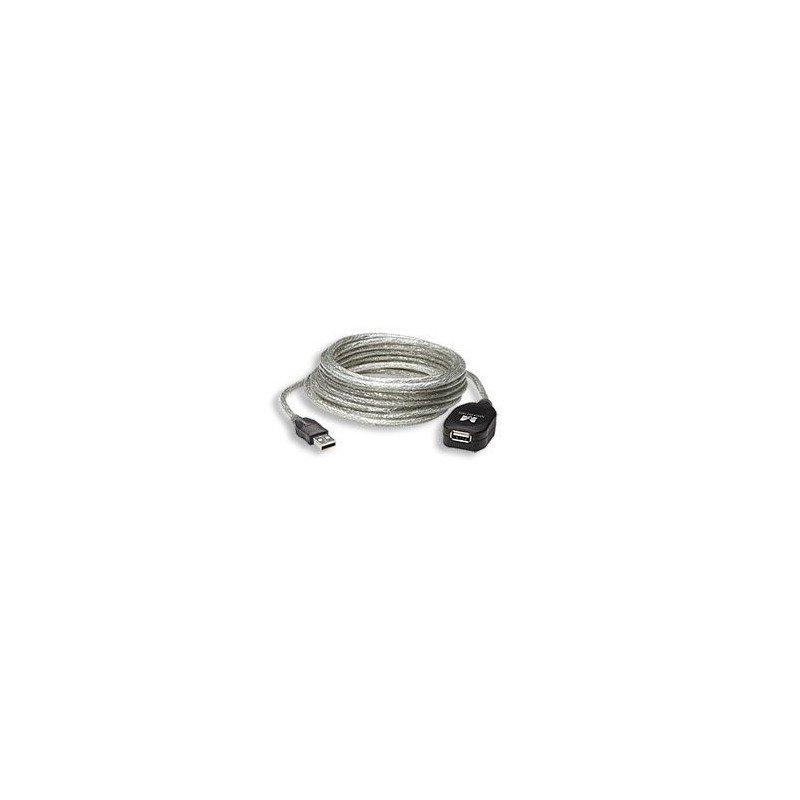 Cable USB Manhattan v2.0 extensión activa 4.9 m de alta velocidad enca