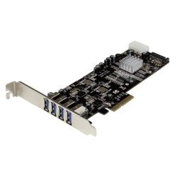 Tarjetas PCI Express StarTech.com PEXUSB3S42V - Plata, 5 Gbit/s