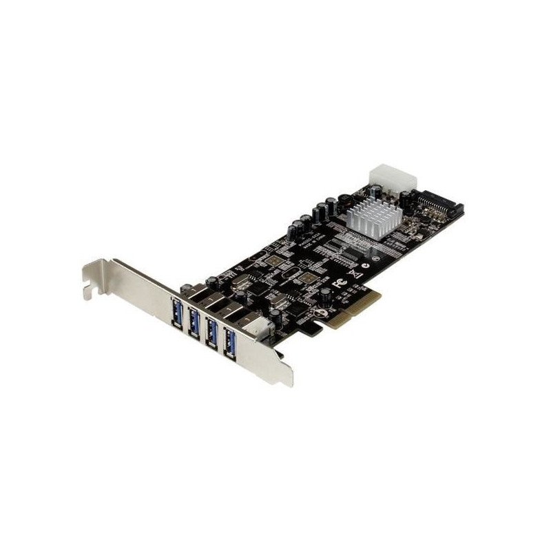 Tarjetas PCI Express StarTech.com PEXUSB3S42V - Plata, 5 Gbit/s