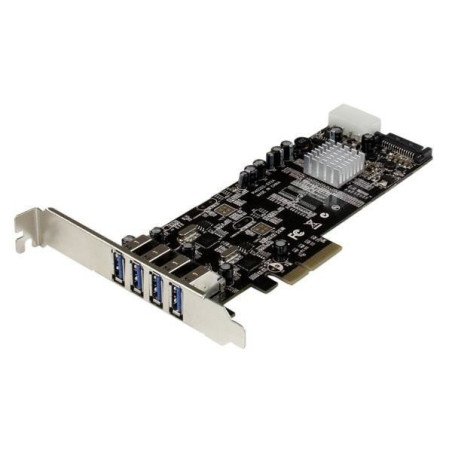 Tarjetas PCI Express StarTech.com PEXUSB3S42V - Plata, 5 Gbit/s