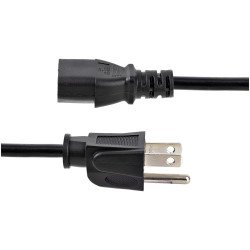 Cable de alimentación StarTech.com PXT101143 - NEMA 5-15P, 0, 9 m, Negro, 15