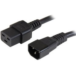 StarTech.com Cable de 91cm C14 a C19 de servicio pesado de 2,5mm2 para alimentación de ordenadores