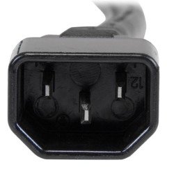 StarTech.com Cable de 91cm C14 a C19 de servicio pesado de 2,5mm2 para alimentación de ordenadores