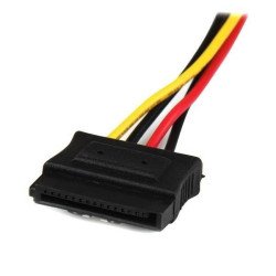 StarTech.com Adaptador Cable 30cm Divisor de 4 Pines LP4 a Doble SATA Cierre Seguridad Pestillo Latches
