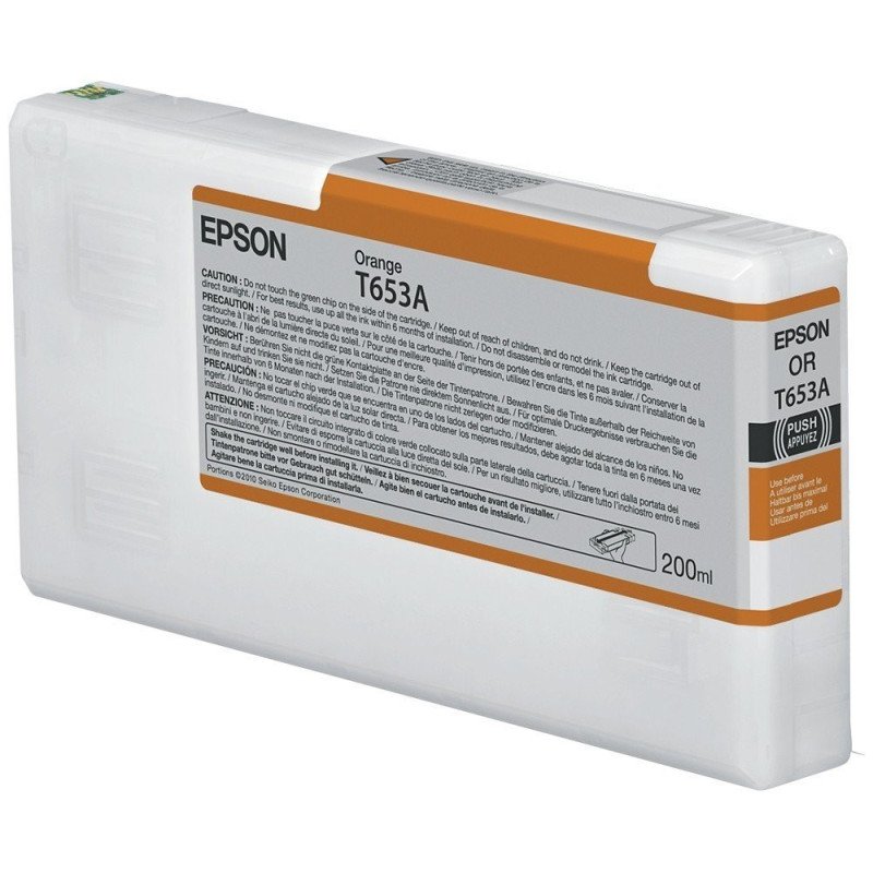Cartucho Epson T653A00 - Naranja, Inyección de tinta Cartucho Epson T653A00 - Naranja, Inyección de tinta