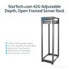 Rack armario StarTech.com - Negro, 600 kg, Acero