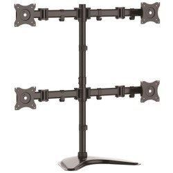 Base de Soporte Ajustable VESA StarTech.com ARMBARQUAD - 8 kg, Aluminio, 13", 27", Monitor