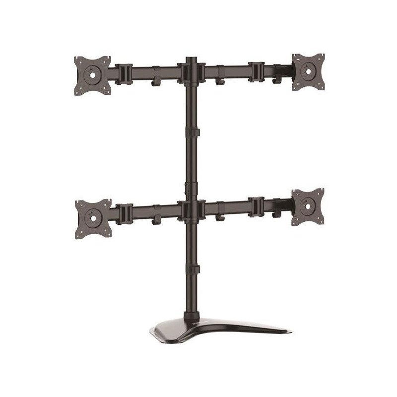 Base de Soporte Ajustable VESA StarTech.com ARMBARQUAD - 8 kg, Aluminio, 13", 27", Monitor