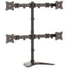 Base de Soporte Ajustable VESA StarTech.com ARMBARQUAD - 8 kg, Aluminio, 13", 27", Monitor