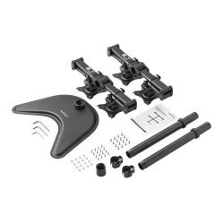 Base de Soporte Ajustable VESA StarTech.com ARMBARQUAD - 8 kg, Aluminio, 13", 27", Monitor